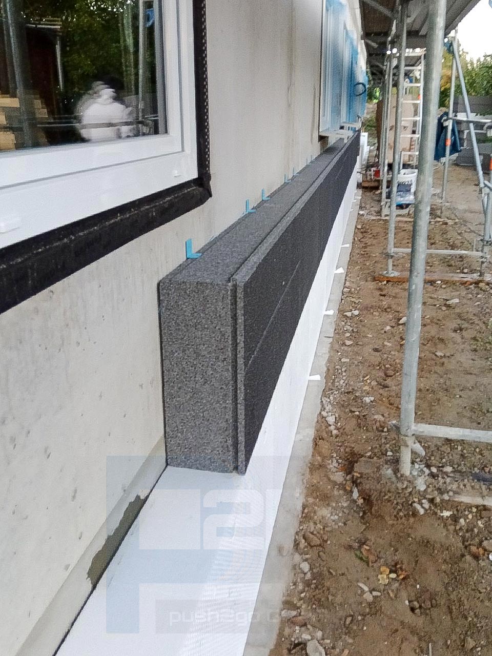 modernes patentiertes WDVS mit EPS-Platten