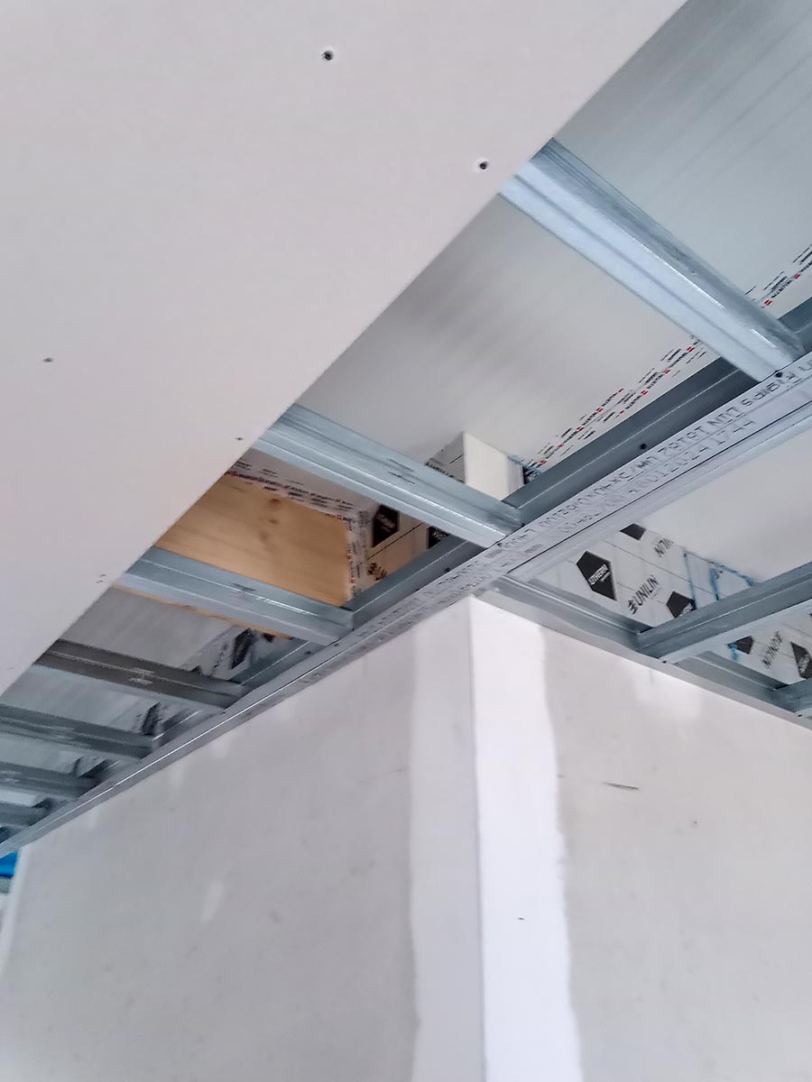 Errichten einer freitragenden Decke