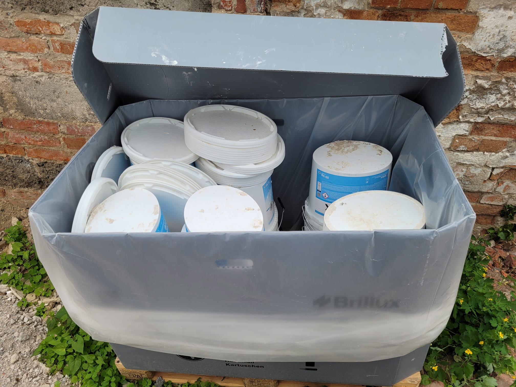 Eimer Sammelbox zur Wiederaufbereitung von Farbeimern